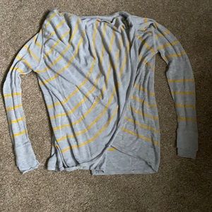 Lululemon twisted wrap sweater.